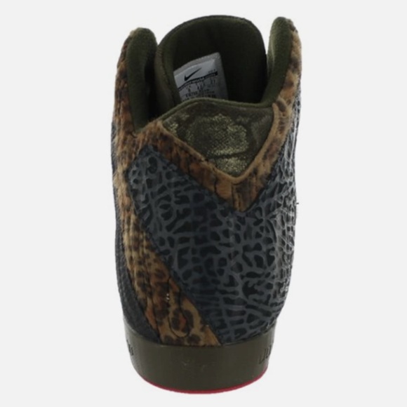 lebron james leopard shoes